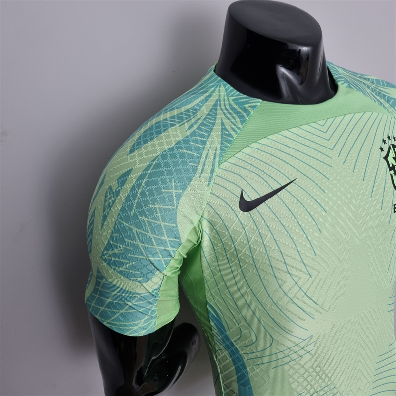 Camisa Nike Seleção Brasileira 22/23 - Versão Jogador Verde Claro