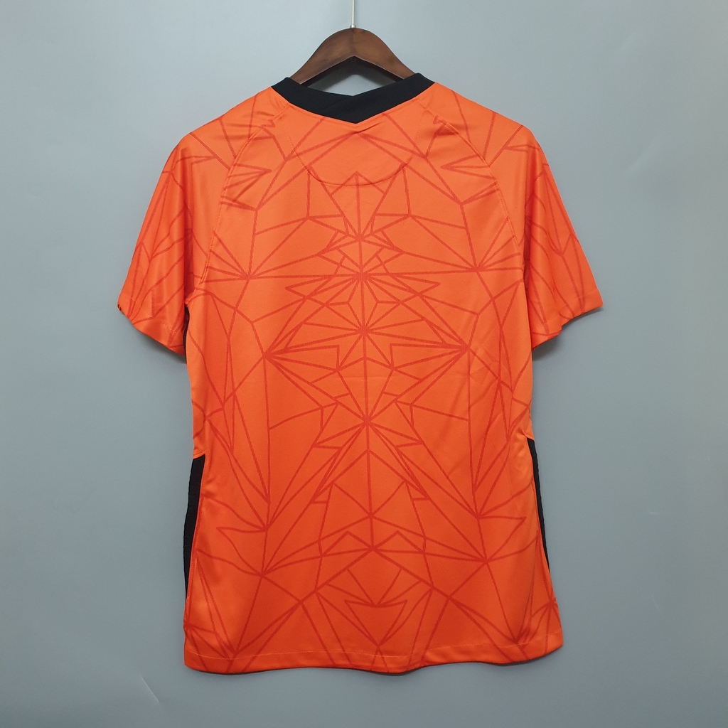 Camisa Seleção da Holanda Home 22/23 Torcedor Nike Masculina - Laranja