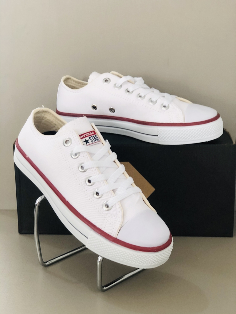 Tênis All Star Branco Cano Baixo, Tênis Feminino All Star Usado 87026269