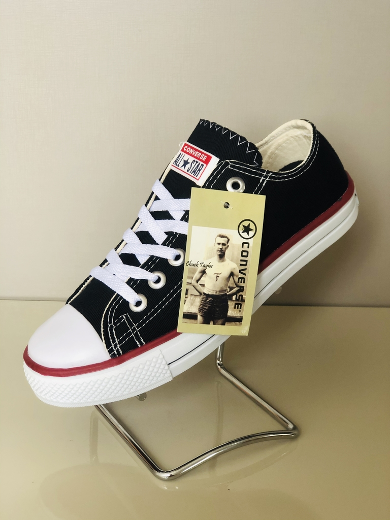 TENIS ALL STAR CONVERSE CANO BAIXO PRETO