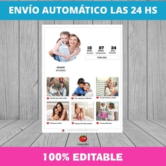 Kit imprimible Lamina Instagram Día de la madre - comprar online