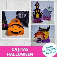 Kit imprimible Cajitas Halloween - comprar online