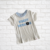 Remera de algodón mangas cortas.