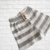 Short de algodón rayas gris y blanco - comprar online