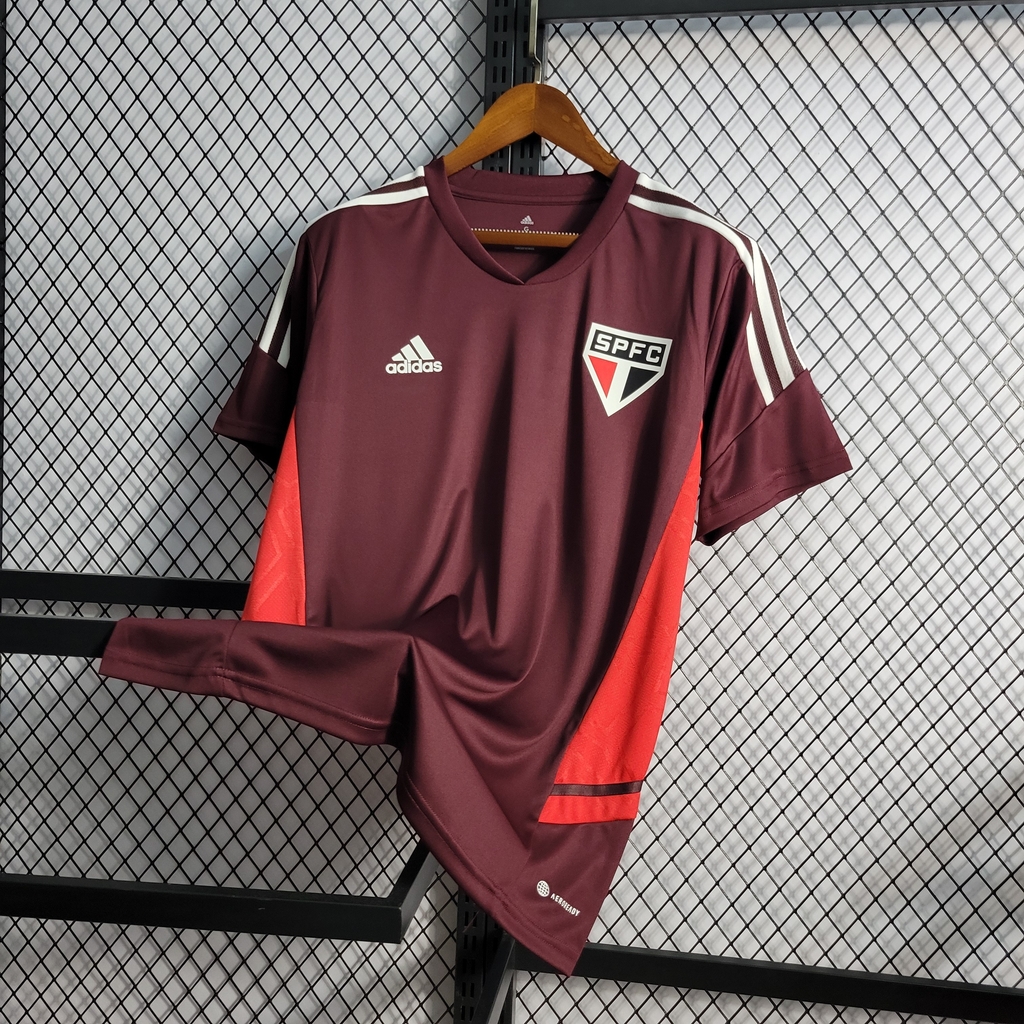 Camiseta Internacional III 22/23 Adidas Feminino - Vinho