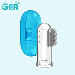 Imagen de Cepillo Dental Para Bebé + Guante Mordedera + Chupón Fruta
