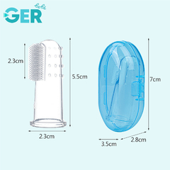 Cepillo Dental Para Bebé + Guante Mordedera + Chupón Fruta - GER Bebé