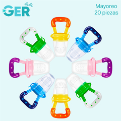 20 Chupones Para Poner Frutas, Papilla, Alimentos, Mayoreo