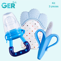 Cepillo Dental Bebé Aseo Banana Plátano + Mordedera + Chupón - comprar en línea