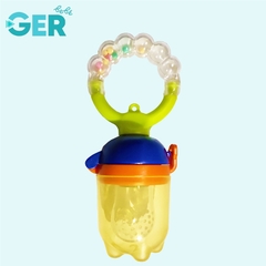 Chupón Fruta Alimentador Push con Sonaja incluye 2 piezas + 1 repuesto para chupón de regalo - comprar en línea