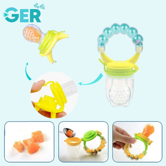 10 Chupones Sonaja Bebés Fruta, Alimentos Papilla Con Seguro - tienda en línea