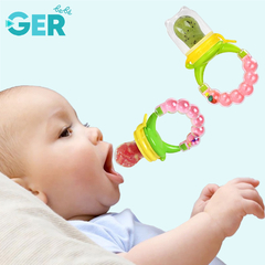 10 Chupones Sonaja Bebés Fruta, Alimentos Papilla Con Seguro - comprar en línea
