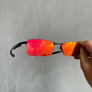 Oakley Vilão prata lentes Ruby - Mano dos Kit