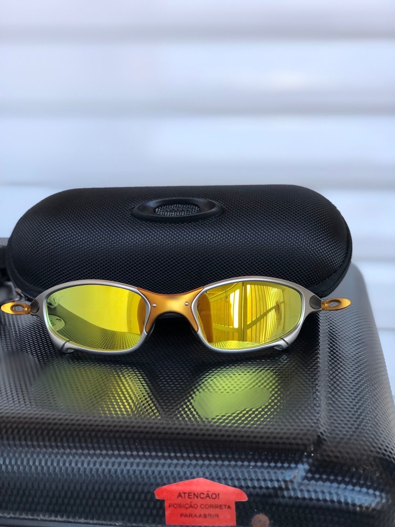 Oculos Oakley Julliet 24k Xmetal Dourada Mandrake