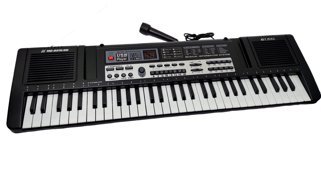 Piano de Madeira Inafntil com 25 Teclas com Controle Digital e