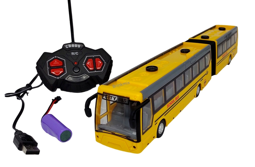 Carrinho Controle Remoto Onibus C/ Bateria Recarregavel - Click Compras Na  Internet®