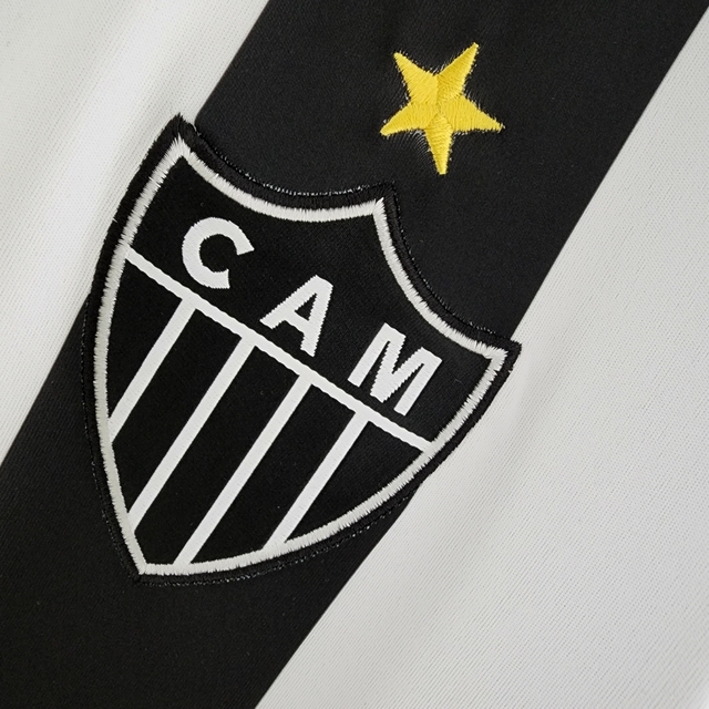 Camisa Atlético Mineiro I 22/23 s/n° Torcedor Adidas Masculina -  Preto+Branco