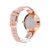 Reloj Nine West | 36mm Cristal Tema de Rosas Correa de Piel Color Rosa Modelo NW/2044RGPK - comprar en línea