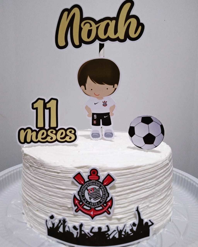 Bolo masculino corinthians, bolo masculino adulto