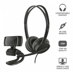Auricular y Webcam TRUST DOBA para home office - ShopGamer - Tienda de Computación
