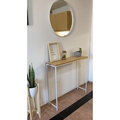 Mesa Recibidora + Espejo Redondo Ø60cm