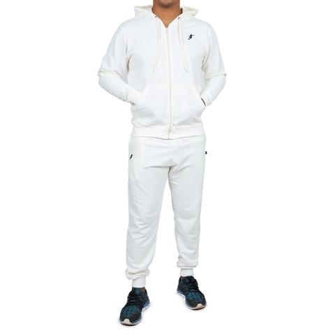 white nike tracksuit mens