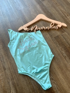 Body Personalizado Ombro Só - e-Noivinhas