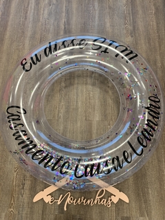 Bóias Glitter Personalizadas