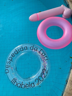Bóias Glitter Personalizadas - e-Noivinhas