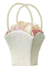 Cesta de Flores Lily Off White