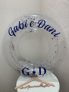 Bóias Glitter Personalizadas - e-Noivinhas