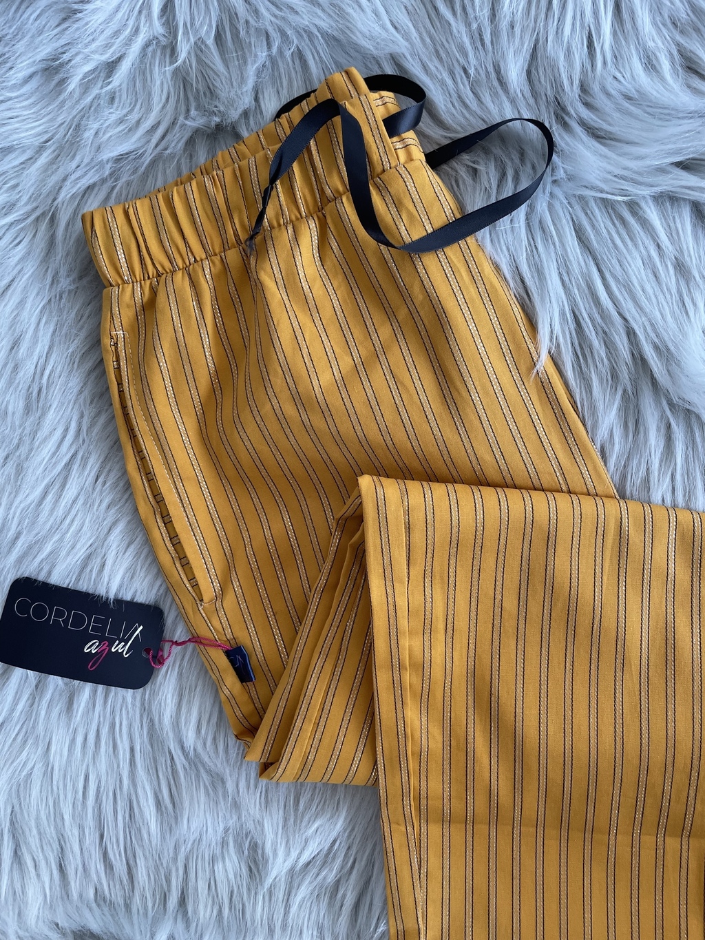 Pantalon crop cheville rayé latéral Simone chiffon et os neuf