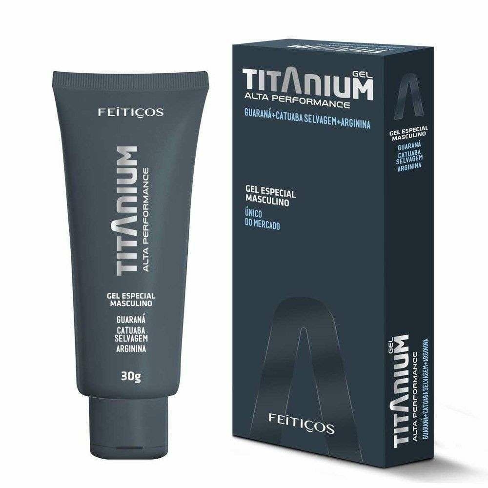 Gel Titanium Especial Masculino 30g Super Potencializador De Ereção