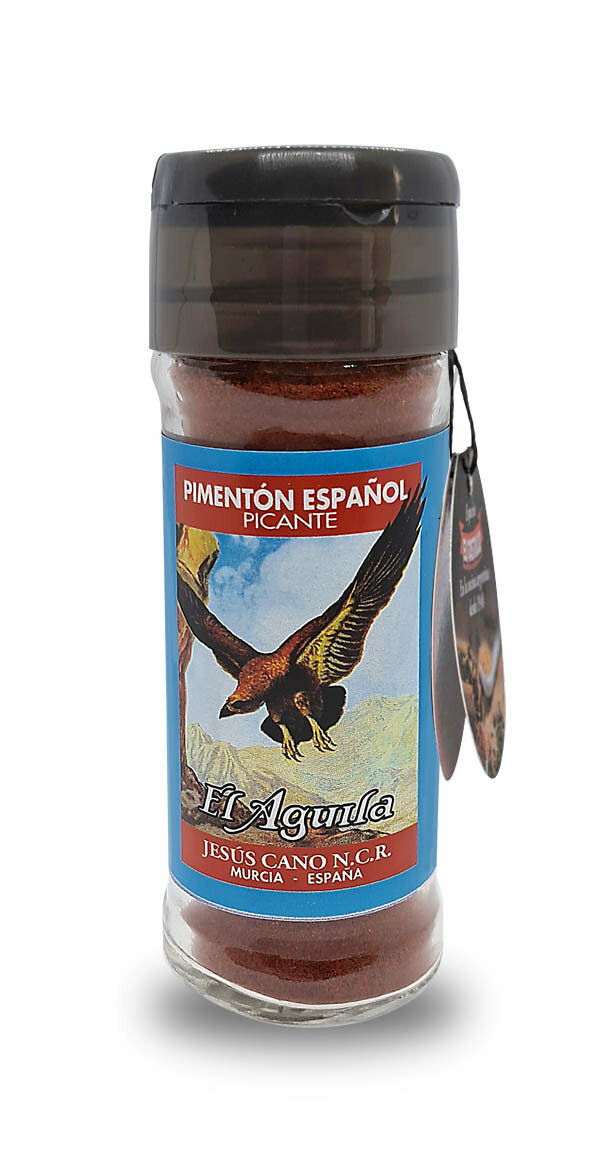 Frasco Pimentón Español Picante EL ÁGUILA 50 grs.