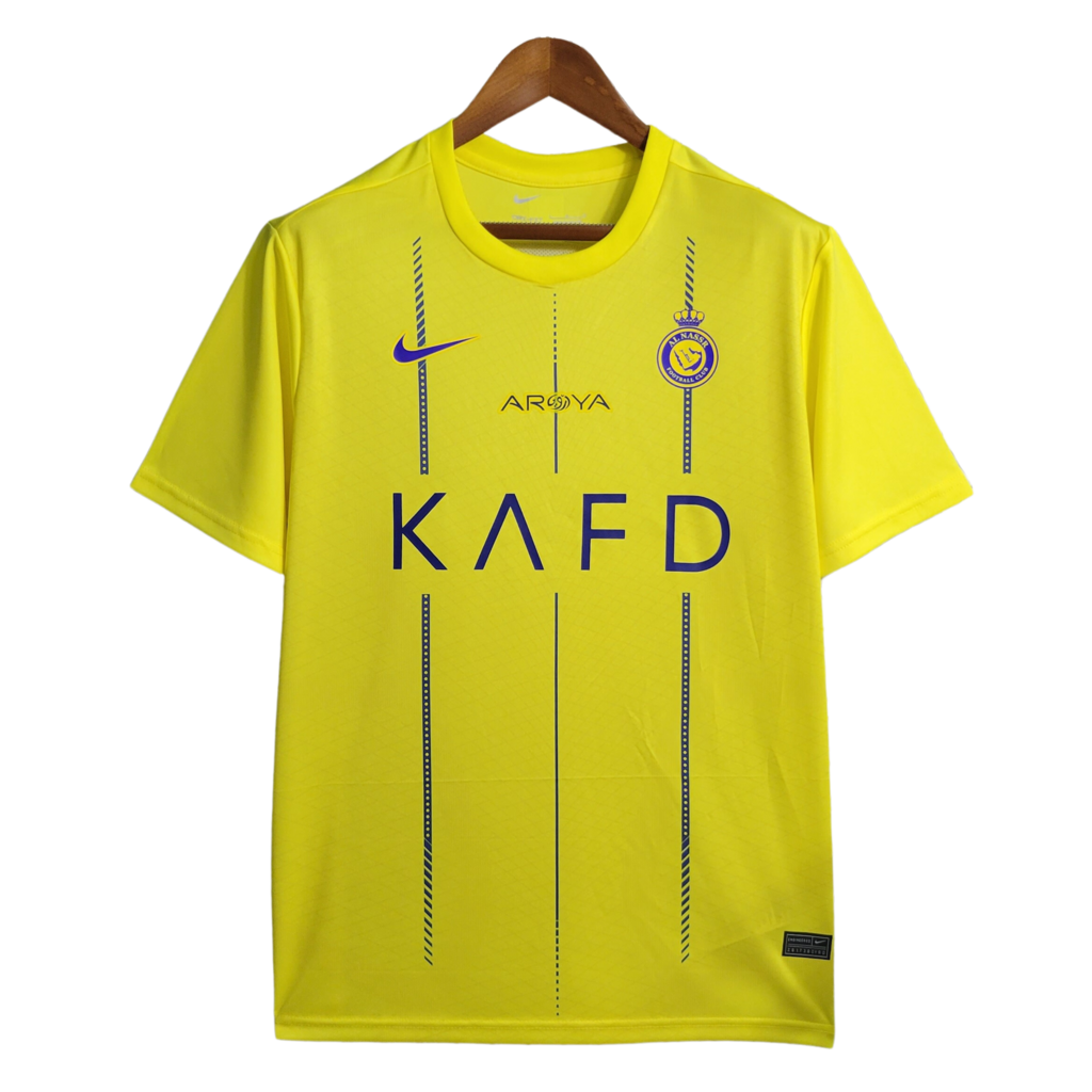 Camisa Al-Nassr FC Home 2023/2024 Amarela – Versão Jogador – KS Sports –  Camisas de Times e Seleções