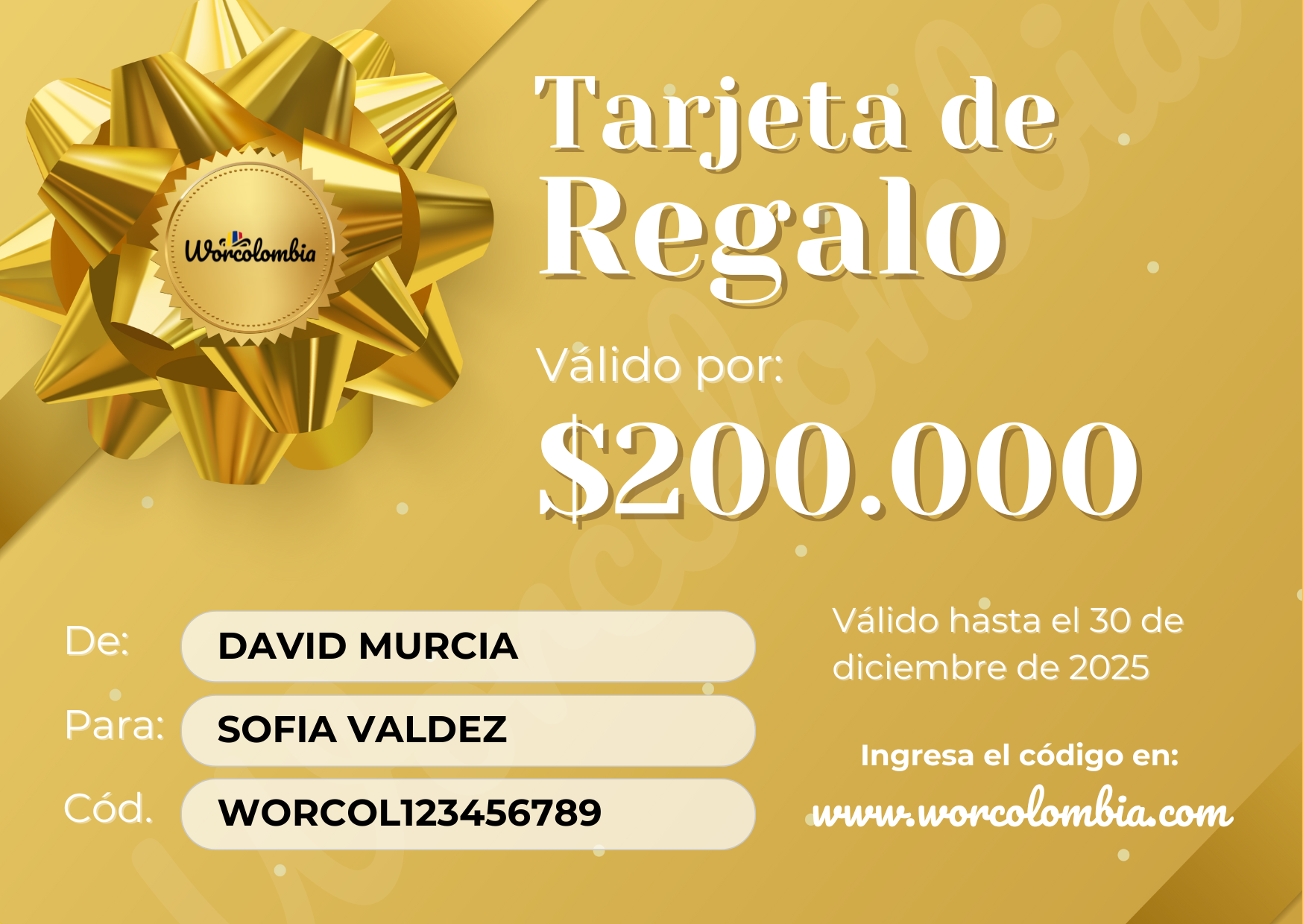 Comprar Tarjeta de Regalo