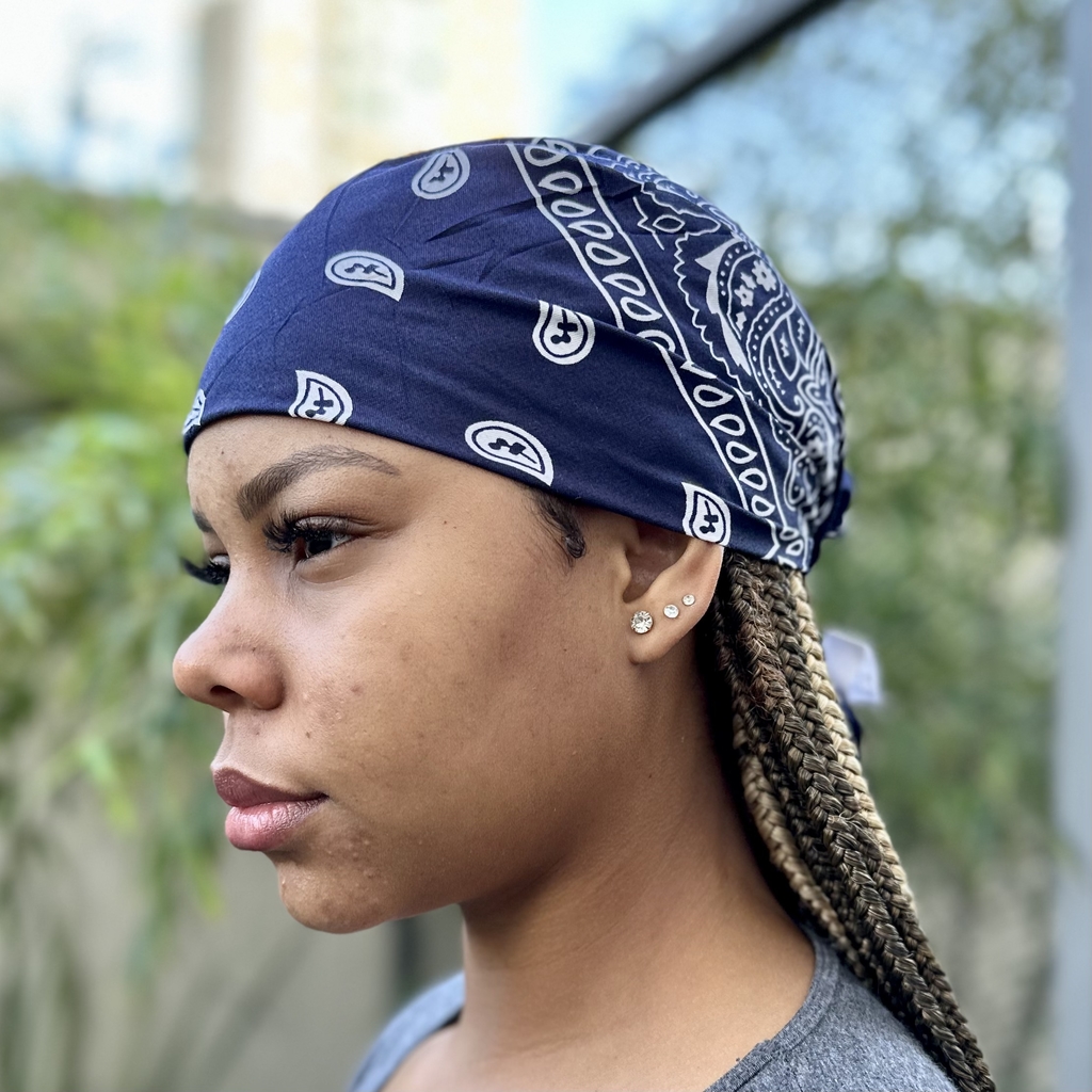 Bandana Durag preta branca azul várias cores promoção