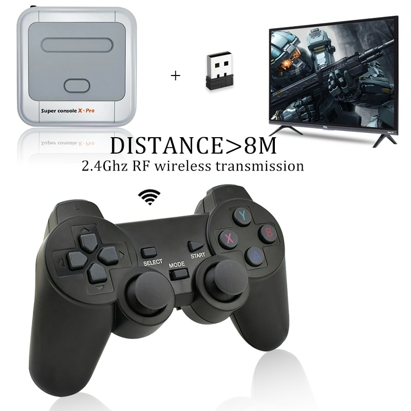 TSINGO Controle sem Fio para Jogos, Joystick para PSP, PC, TV Box, Celular  Android, Super Console X Pro, 2,4 GHz