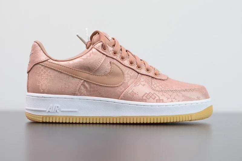 nike rose gold air force 1