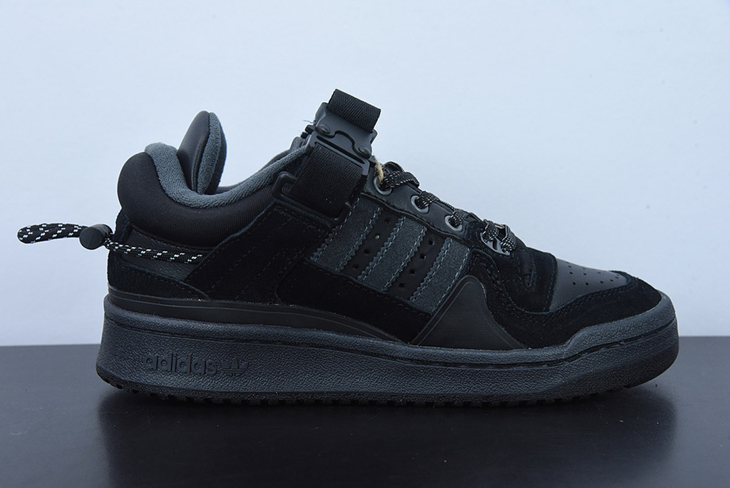 bad bunny x adidas forum black