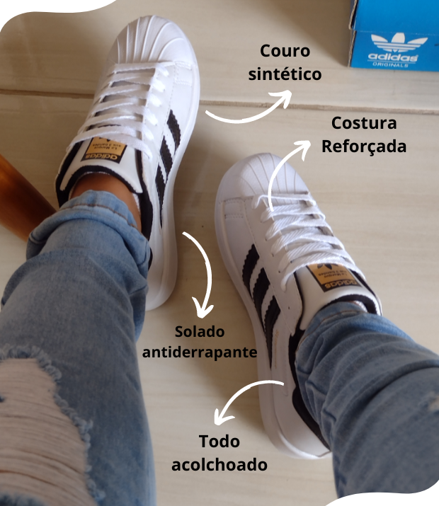 Tênis Adidas Super Star Feminino Masculino Originais