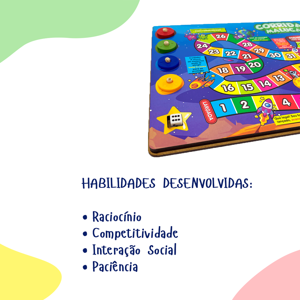 Corrida Maluca Board Game