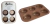 MOLDE ANTIADHERENTE CERAMICO PARA 6 CUPCAKES/MUFFINS (CSC19C)