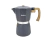 CAFETERA ALUMINIO GRIS HUDSON SIN INDUCCION 9 TAZAS