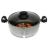 CACEROLA ANTIADHERENTE GRIS 22 CM CON ASAS "LINEA BRESCIA" - comprar online