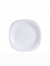 Plato Playo Vidrio Blanco 27cm
