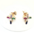 Set collar y aretes cruz de colores en internet