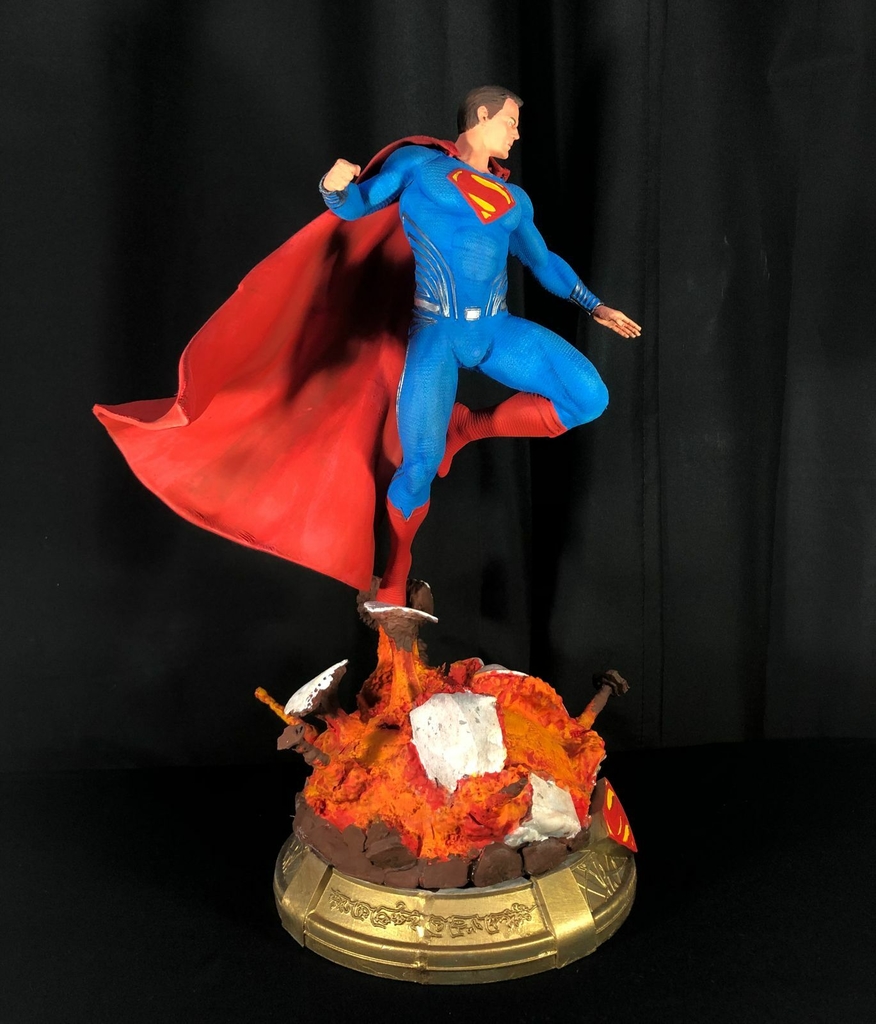 Boneco Custom Superman Henry Cavill Filme Herói DC