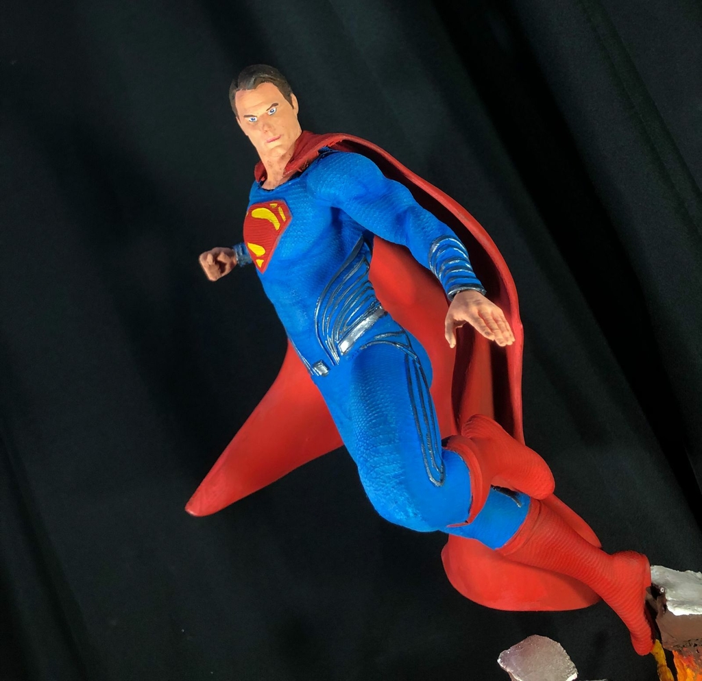 Boneco Custom Superman Henry Cavill Filme Herói DC