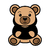 Bear G Negro [ buzo canguro ] - tienda online